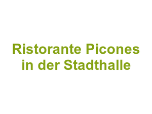 Ristorante Picone's in der Stadthalle Logo