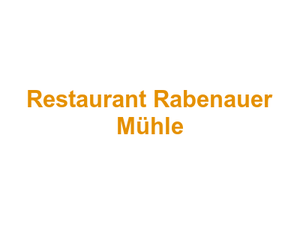 Restaurant Rabenauer Mühle Logo