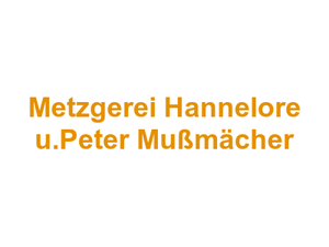Metzgerei Hannelore u.Peter Mußmächer Logo