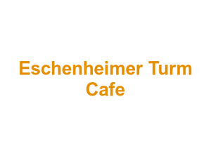 Eschenheimer Turm Cafe Logo