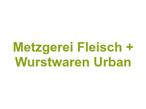 Metzgerei Fleisch + Wurstwaren Urban Logo