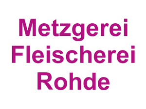 Metzgerei Fleischerei Rohde Logo