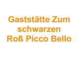 Gaststätte Zum schwarzen Roß Picco Bello Logo