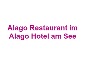 Alago Restaurant "im Alago Hotel am See" Logo