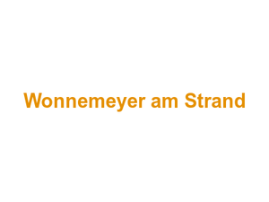 Wonnemeyer am Strand Logo