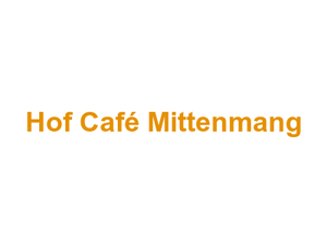 Hof Café Mittenmang Logo