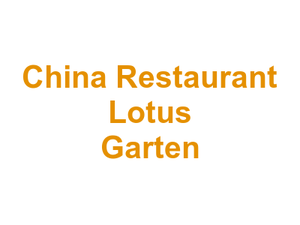 China Restaurant Lotus Garten Logo