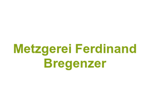 Metzgerei Ferdinand Bregenzer Logo