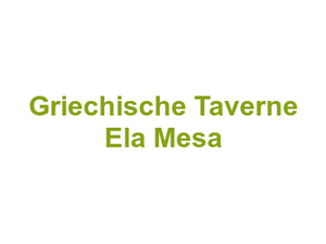 Griechische Taverne Ela Mesa Logo