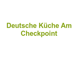 Deutsche Küche Am Checkpoint Logo
