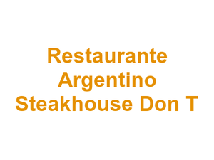Restaurante Argentino Steakhouse Don "T" Logo