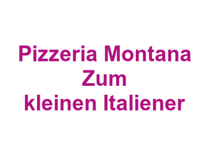 Pizzeria Montana "Zum kleinen Italiener" Logo