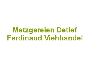 Metzgereien Detlef Ferdinand Viehhandel Logo