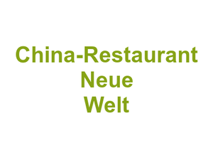 China-Restaurant "Neue Welt" Logo