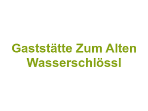 Gaststätte Zum Alten Wasserschlössl Logo