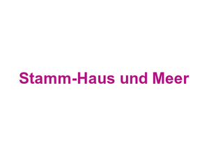 Stamm-Haus und Meer Logo