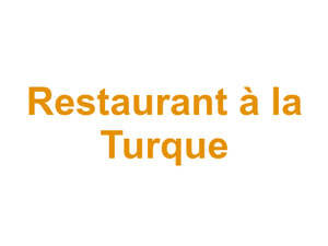 Restaurant à la Turque Logo