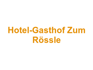 Hotel-Gasthof "Zum Rössle" Logo