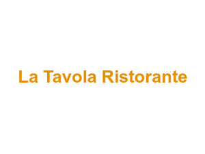 La Tavola Ristorante Logo