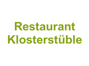 Restaurant Klosterstüble Logo