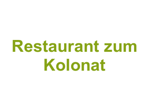 Restaurant zum Kolonat Logo