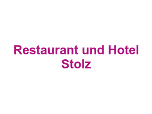 Restaurant und Hotel Stolz Logo