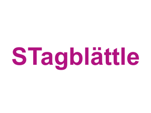 S'Tagblättle Logo
