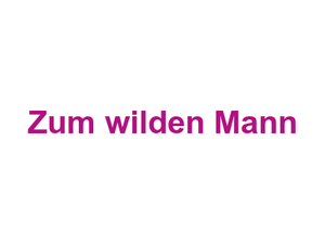 Zum wilden Mann Logo