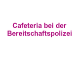 Cafeteria bei der Bereitschaftspolizei Logo