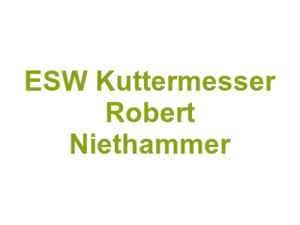Metzgereibedarf Großhandel Dipl.-Ing. ESW Kuttermesser Robert Niethammer Logo
