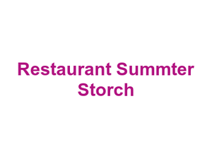 Restaurant Summter Storch Logo