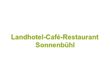 Landhotel-Café-Restaurant Sonnenbühl Logo