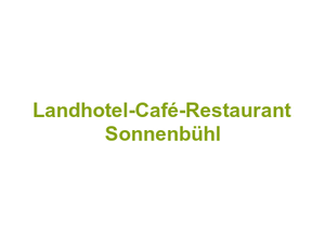 Landhotel-Café-Restaurant Sonnenbühl Logo
