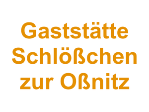 Gaststätte Schlößchen zur Oßnitz Logo