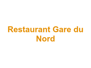 Restaurant Gare du Nord Logo