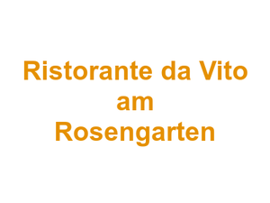 Ristorante da Vito am Rosengarten Logo