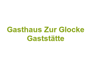 Gasthaus Zur Glocke Gaststätte Logo