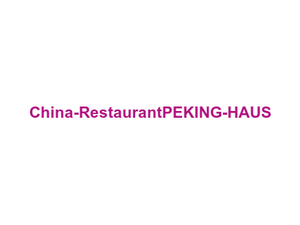 China-Restaurant"PEKING-HAUS" Logo