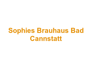Sophies Brauhaus Bad Cannstatt Logo