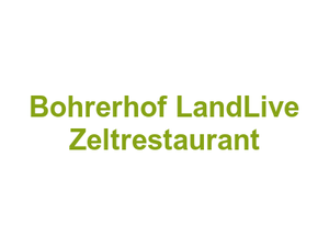 Bohrerhof LandLive Zeltrestaurant Logo