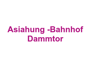 Asiahung -Bahnhof Dammtor Logo