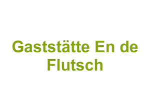 Gaststätte En de Flutsch Logo