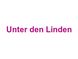 Unter den Linden Logo
