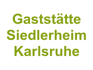 Gaststätte Siedlerheim Karlsruhe Logo