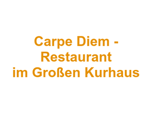 Carpe Diem - Restaurant im Großen Kurhaus Logo