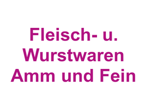Metzgerei Konrad Amm Fleisch- u. Wurstwaren Amm und Fein Logo