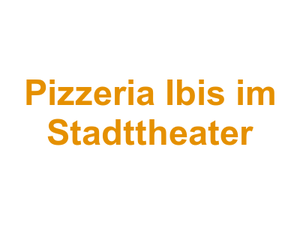 Pizzeria Ibis im Stadttheater Logo