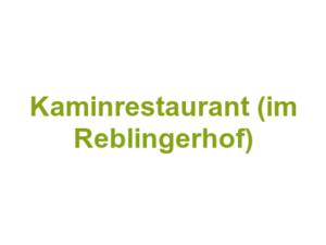 Kaminrestaurant (im Reblingerhof) Logo