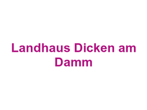 Landhaus Dicken am Damm Logo