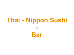 Thai - Nippon Sushi - Bar Logo
